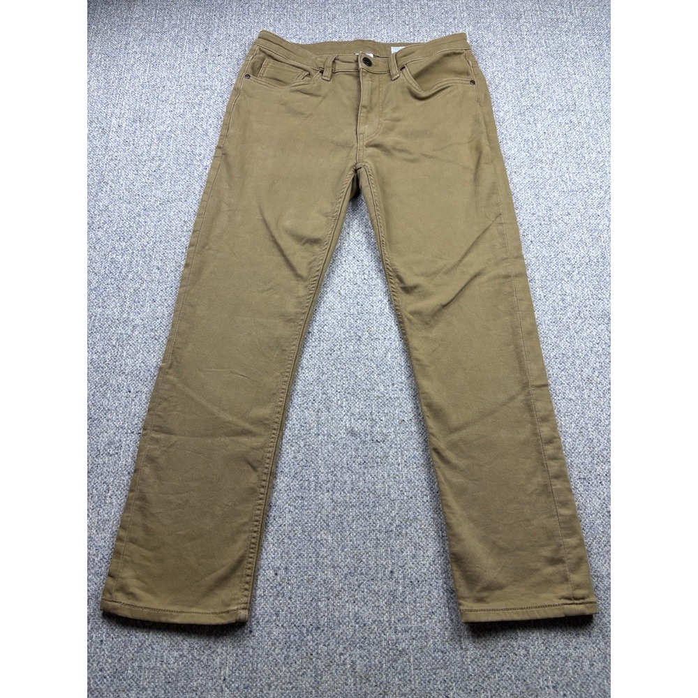 The Perfect Jean NYC Denkhaki Jeans Men's 30x28 Beige Slim Fit Stretch Denim